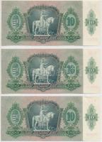 1936. 10P (4x) Egymást követő sorszámmal T:I