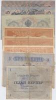 Oroszország 1898-1917. 1R (3x) szign.: Pleske, Shipov + 1912-1917. 3R szign.: Shipov + 5R (2x) szign...