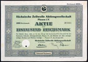 Németország/Weimari Köztársaság/Drezda 1926. "Szász Mezőgazdasági Bank Részvénytársaság" r...