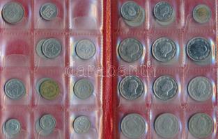 Ecuador 51db vegyes fémpénz albumba rendezve T:vegyes
Ecuador 51pcs of mixed coins in album C:mixed