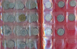 Ecuador 51db vegyes fémpénz albumba rendezve T:vegyes
Ecuador 51pcs of mixed coins in album C:mixed