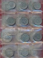 Ecuador 51db vegyes fémpénz albumba rendezve T:vegyes
Ecuador 51pcs of mixed coins in album C:mixed