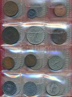 Bolívia 42db vegyes fémpénz albumba rendezve T:vegyes Bolivia 42pcs of mixed coins in album C:mixed