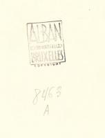 cca 1920 Férfi portré Alban (Bruxelles) műterméből, pecséttel jelzett, aláírt vintage fotó, 22,5x16 ...