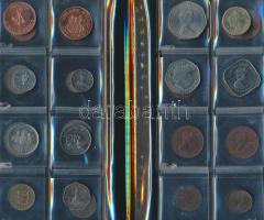 Jersey 27db vegyes fémpénz albumba rendezve T:vegyes
Jersey 27pcs of mixed coins in album C:mixed