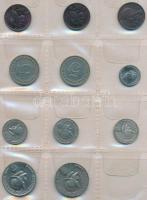 Debrecen, Hotel Angol Királynő, belső, s: Jenő Haranghy - 4 db régi képeslap / 4 old postcards