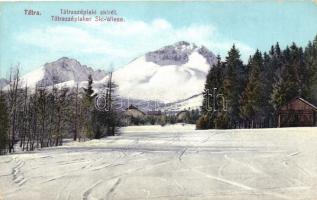 Tátraszéplak, sírét, kiadja Cattarino S. utóda Földes Samu / ski field