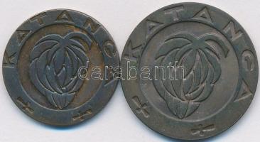 Katanga 1961. 1Fr Br + 5Fr Br T:2
Katanga 1961. 1 Franc Br + 5 Francs Br C:XF