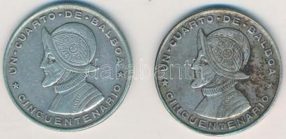 Panama 1953. 1/4B Ag (2x) T:2-
Panama 1953. 1/4 Balboa Ag (2x) C:VF