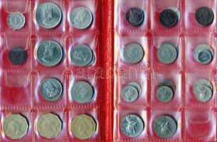 Panama/Belize 37db vegyes fémpénz néhány ezüsttel albumba rendezve T:vegyes
Panama/Belize 37pcs of m...