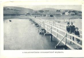 Balatonfüred, Strandfürdő bejárata (EK)