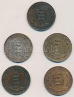 Guernsey 1885-1949. 8D (5x) T:2
Guernsey 1885-1949. 8 Doubles (5x) C:XF