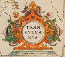 1595 Transylvania, (Erdély) Per Gerardum Mercatorem Cum Privilegio térkép 32 x 41 cm. Készítő: Merca...