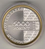 2006. 5000Ft Ag "1956. forradalom 50 éves évforduló" T:BU tanúsítvánnyal, csak 5000db!