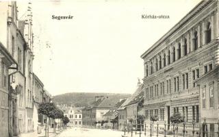 Segesvár, Kórház utca / street