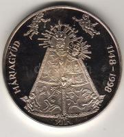 1998. "Máriagyűdi kegyhely" Ag 34g T:PP Csak 200db! RRR!!! Díszdobozban, tanúsítvánnyal.