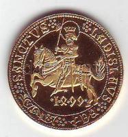1999. "MÉE-Szent László" Au 8,07g emlékérem T:PP