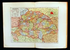 1933 Magyar Történelmi Atlasz. A Magyar nemzet története ősidőktől napjainkig című műhöz. Tervezték:...