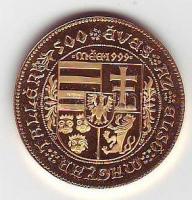 1999. "MÉE-Szent László" Au 8,07g emlékérem T:PP