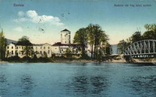 Zsolna, Budatin vár, Vág folyó, Lőwy Fülöp kiadása/ castle, river (Rb)