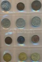 Chile 38db vegyes fém- és ezüstpénz albumba rendezve T:vegyes
Chile 38pcs of mixed coins and silver ...