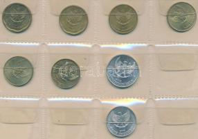 ~260db-os külföldi fémpénz gyűjtemény berakólapokon, különféle országokból: Aruba, Brazília, Bahamák...