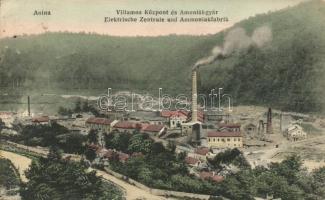 Anina, Villamos központ és ammóniagyár / power station, ammonium factory
