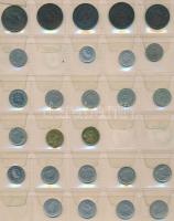 Argentína 135db vegyes fémpénz albumba rendezve T:vegyes
Argentina 135pcs of mixed coins in album C:...