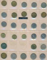 Argentína 135db vegyes fémpénz albumba rendezve T:vegyes
Argentina 135pcs of mixed coins in album C:...
