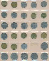 Argentína 135db vegyes fémpénz albumba rendezve T:vegyes
Argentina 135pcs of mixed coins in album C:...