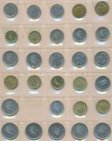 Argentína 135db vegyes fémpénz albumba rendezve T:vegyes
Argentina 135pcs of mixed coins in album C:...