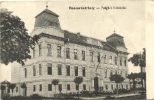 Marosvásárhely, polgári fiú iskola, kiadja Porjes S. Sándor / boy school (EB)