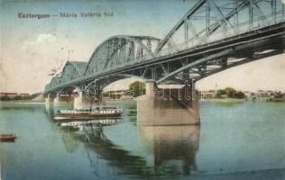 Esztergom, Mária Valéria híd, gőzhajó