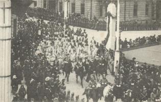 Budapest, IV Károly király koronázása, vidéki banderiumok