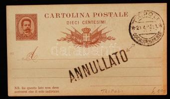 cca 1910-1920 Levelezőlap Annullato bélyegzéssel
