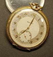 IWC SCHAFFHAUSEN zsebóra Au 14K 65g, 1920-as évekből. Átmérő 50mm (korona nélkül) Frissen tisztított, pontos szerkezet.