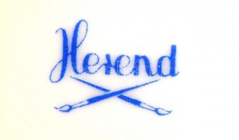 Herendi tálka 6db, vegyes mintával,ebből 3 db tanuló  mintával, kézzel festett, jelzett, hibátlan, /...