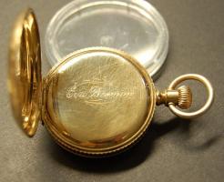 Amerikai ELGIN 14k. arany zsebóra Az óra 14k. arany 1886-1888 között készült. Az óra nemrég lett tis...