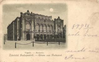 1899 Budapest V. Vigadó, litho (EK)