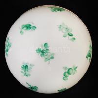 Herendi, virágmintás bonbonier, kézzel festett, hibátlan, jelzett,6x8 cm/
Herend chinaware candy box