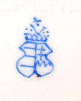 Herendi, virágmintás bonbonier, kézzel festett, hibátlan, jelzett,6x8 cm/
Herend chinaware candy box