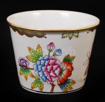 Herendi, Viktória mintás mini váza, kézzel festett, hibátlan, jelzett,7x9,5 cm/ Herend chinaware vase