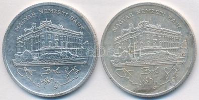 1992. 200Ft Ag "MNB" (2x) T:2,2-