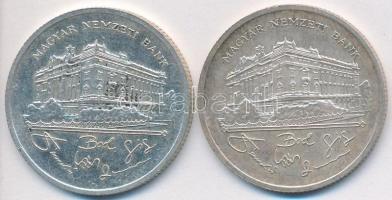 1992. 200Ft Ag "MNB" (2x) T:2,2-