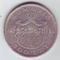 Románia 1944. 500L Ag T:2/3 kis ph