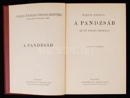 Magyar Földrajzi Társaság Könyvtára: Baktay Ervin Pandzsáb. Bp., Franklin. Aranyozott kiadói egészvá...