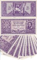 1946. 10.000.000B.-pengő (13x) azonos festékcsíkkal T:I