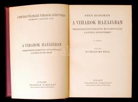 Magyar Földrajzi Társaság könyvtára: Sten Bergman: A viharok hazájában, képekkel, térképekkel. Arany...