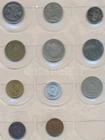 Vegyes: 80db vegyes magyar és külföldi fémpénz albumba rendezve T:vegyes
Mixed: 80pcs of mixed coins...