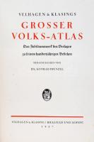 Velhagen & Klasings: Grosser Volksatlas, Bielefeld und Leipzig, 1937, herausgegeben Dr. Konrad F...